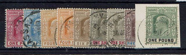 Image of Bahamas SG 62/70 FU British Commonwealth Stamp